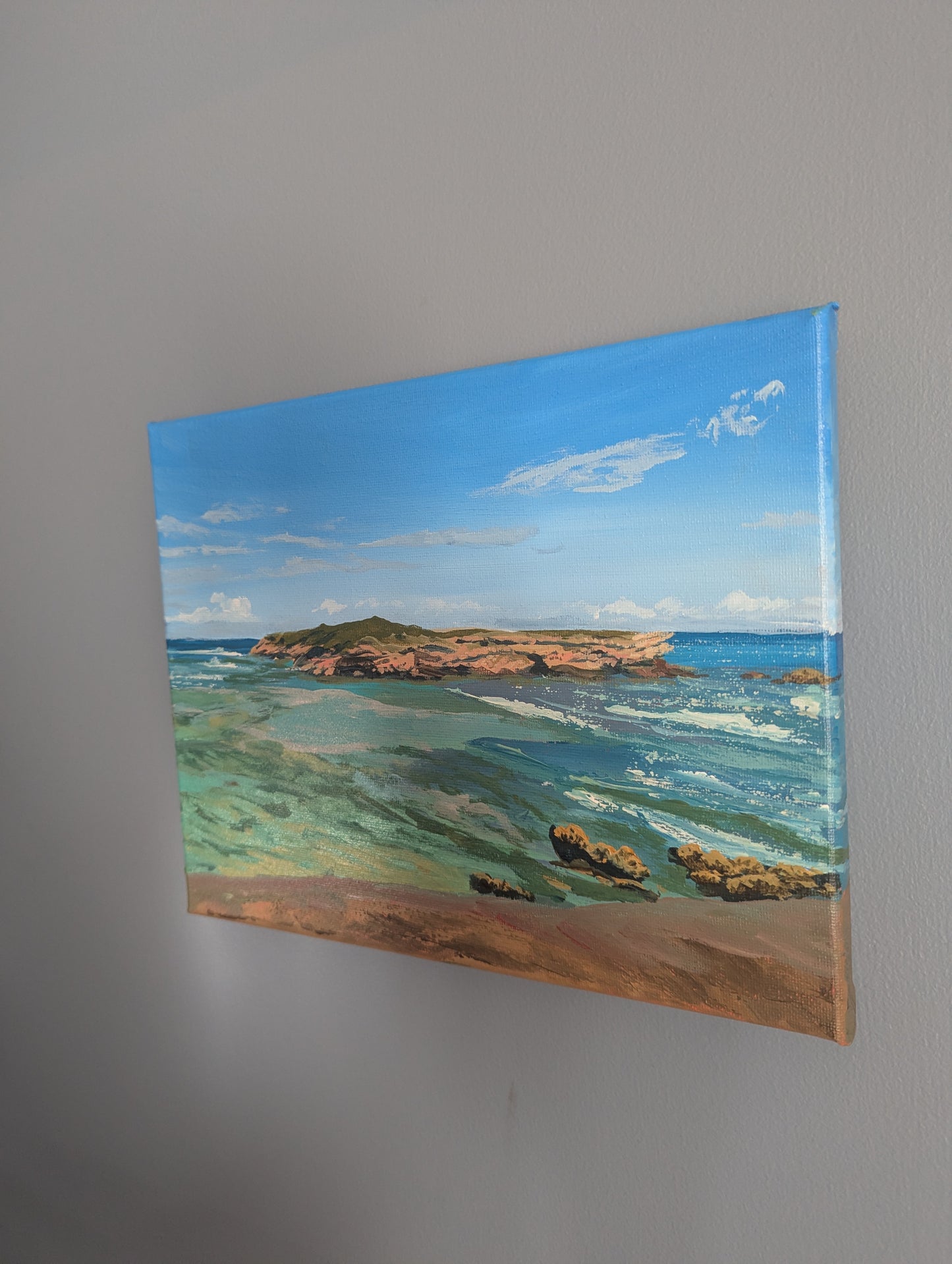 Merri Island, Stingray Bay - acrylic on canvas