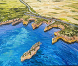 Bay of Islands From Above - Original Painting