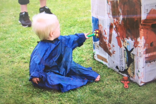 The first day of my career as an artist…Daycare Day 1.