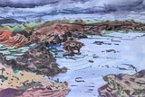 From Thunder Point, Warrnambool - Original watercolour