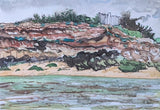 Moyjil Lookout, Warrnambool - Original watercolour