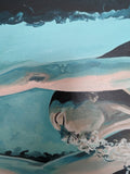 Swimming - Print on canvas