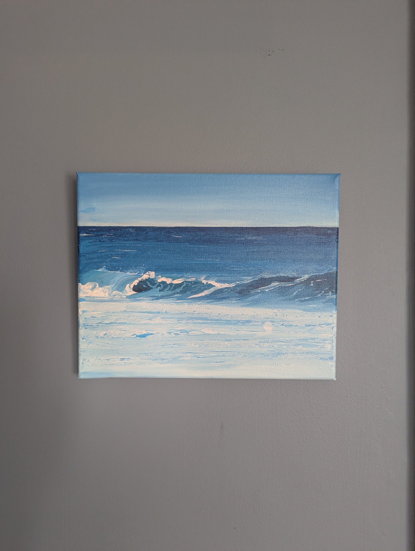 Wave - acrylic on canvas