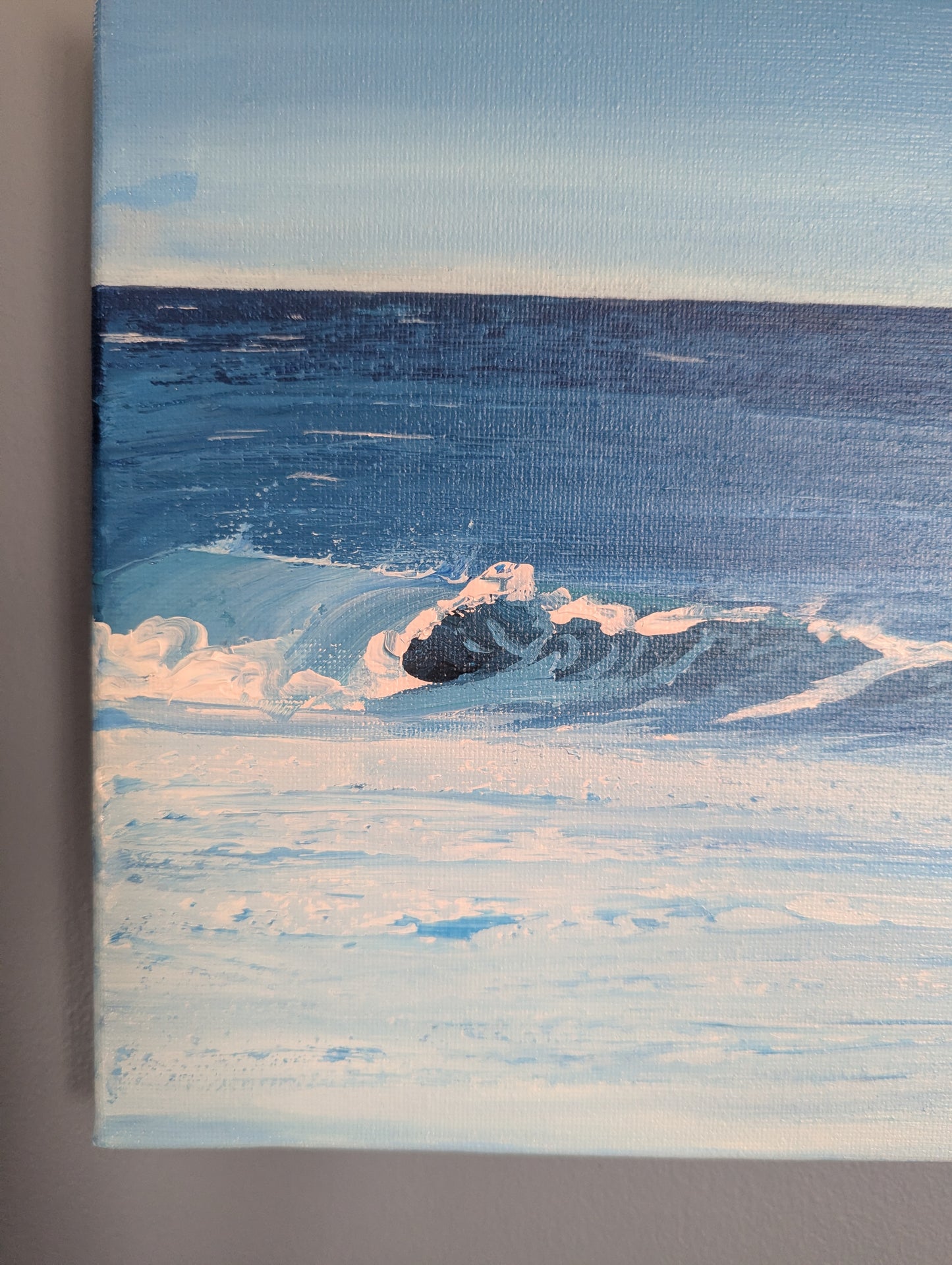 Wave - acrylic on canvas