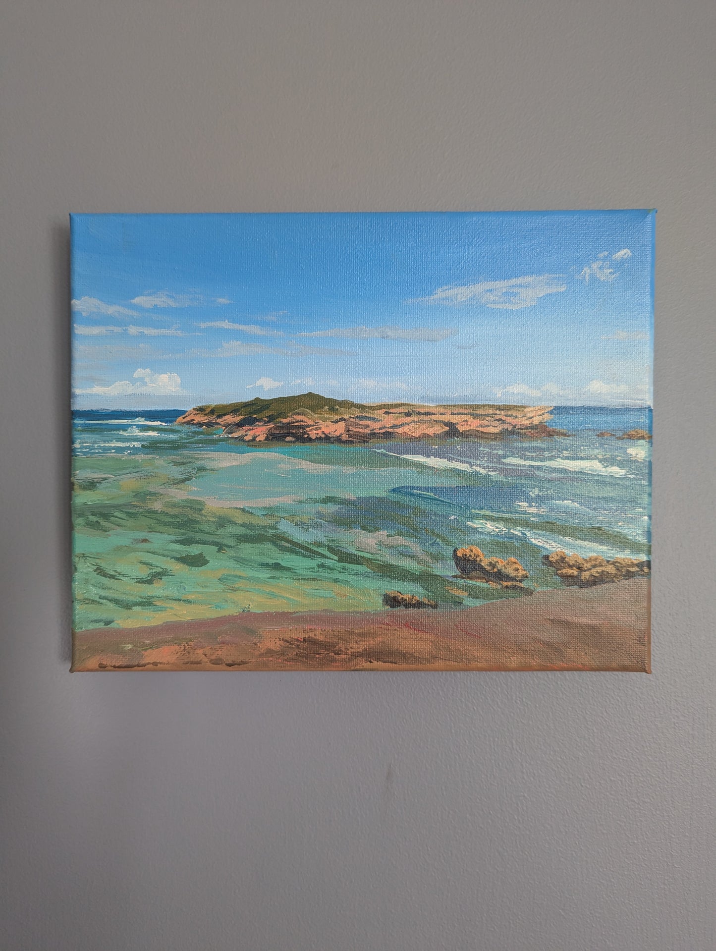 Merri Island, Stingray Bay - acrylic on canvas