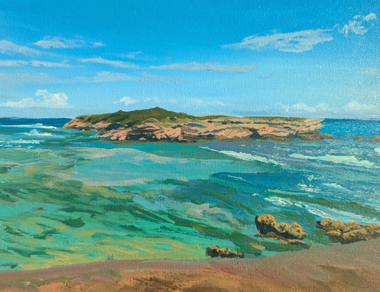Merri Island, Stingray Bay - acrylic on canvas