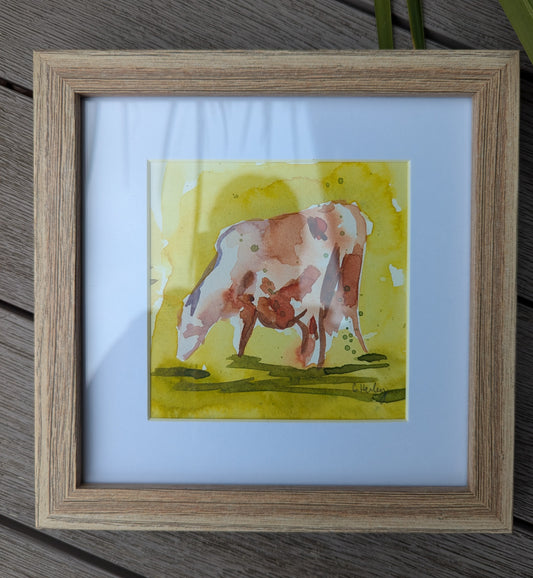 Cow 1 - original watercolour