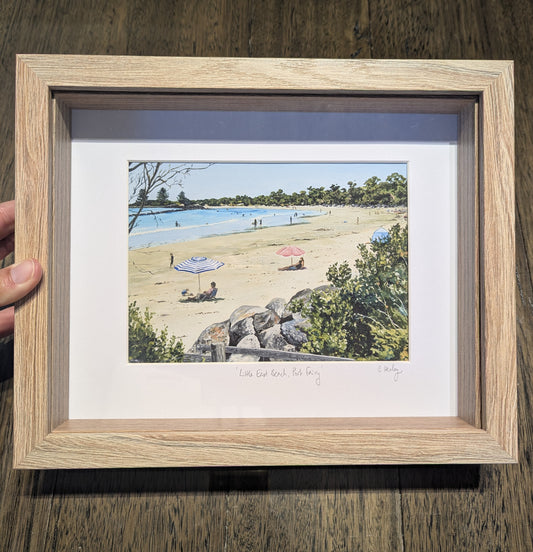 Little East Beach, Port Fairy - framed print