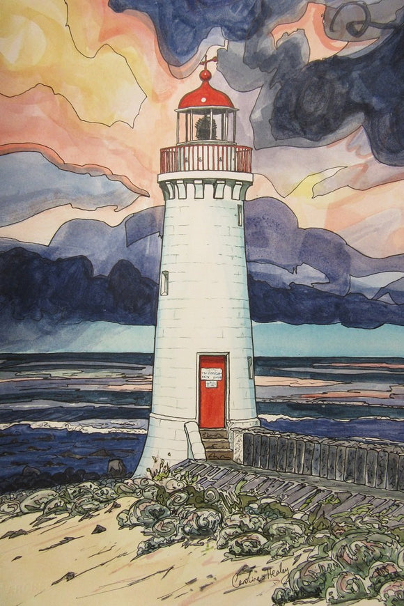 Port Fairy Lighthouse - Watercolour