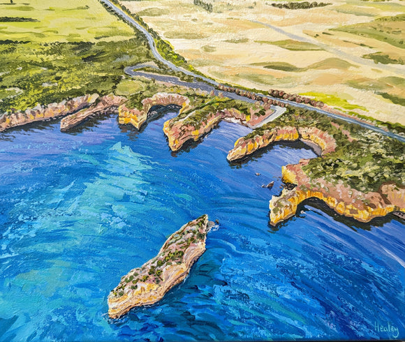 Bay of Islands From Above - Original Painting